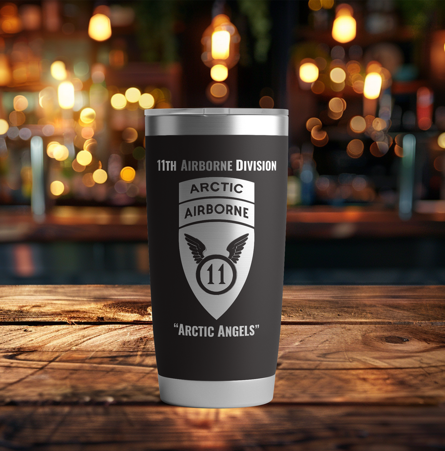 20oz, US Army, 11th Airborne Division Tumbler