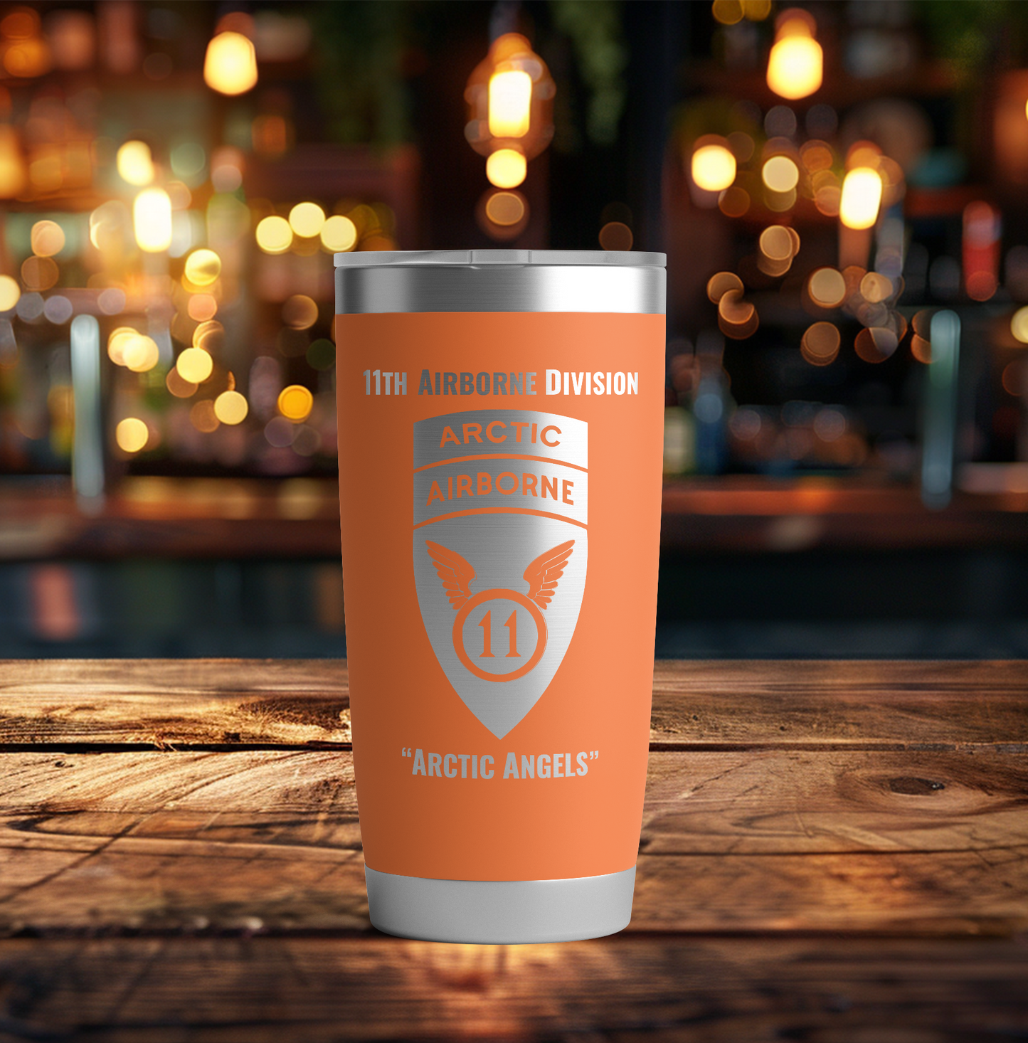 20oz, US Army, 11th Airborne Division Tumbler