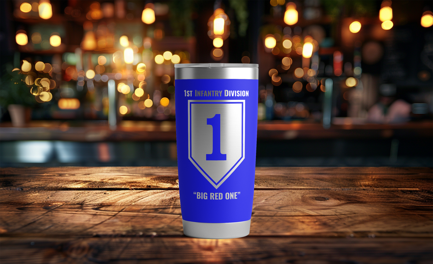 20oz, US Army, 1st Infantry Division Tumbler