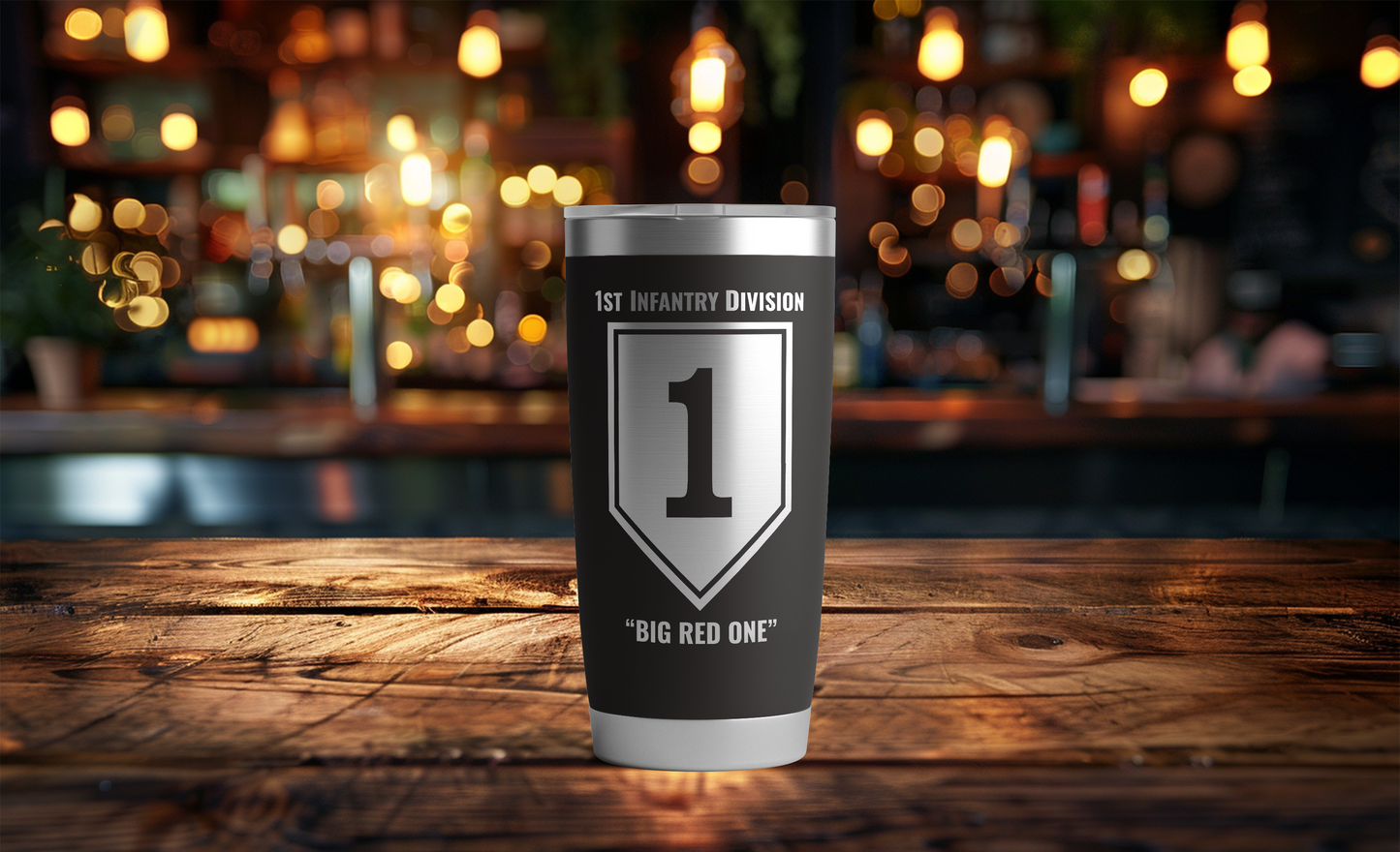 20oz, US Army, 1st Infantry Division Tumbler