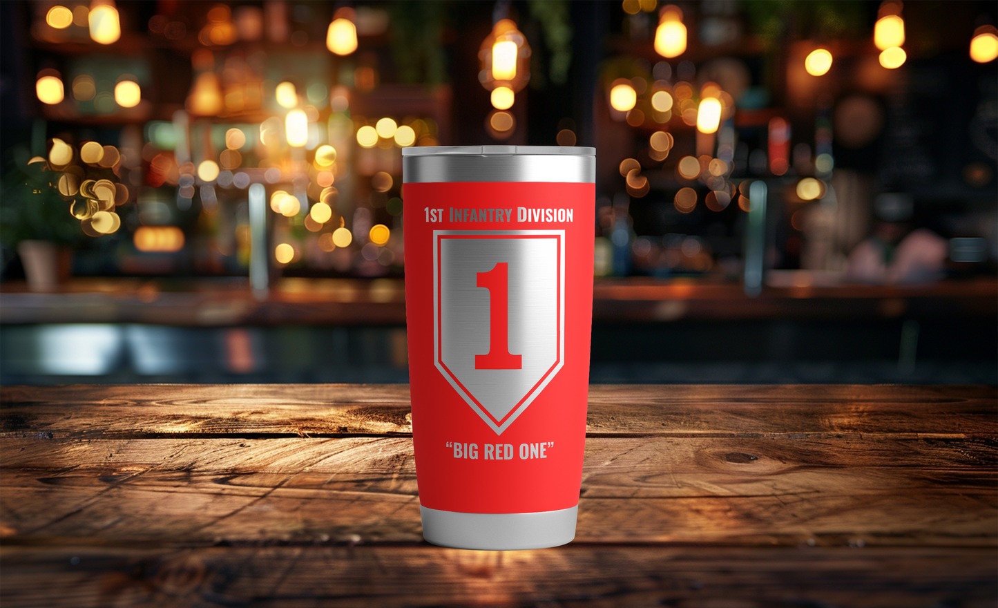 20oz, US Army, 1st Infantry Division Tumbler