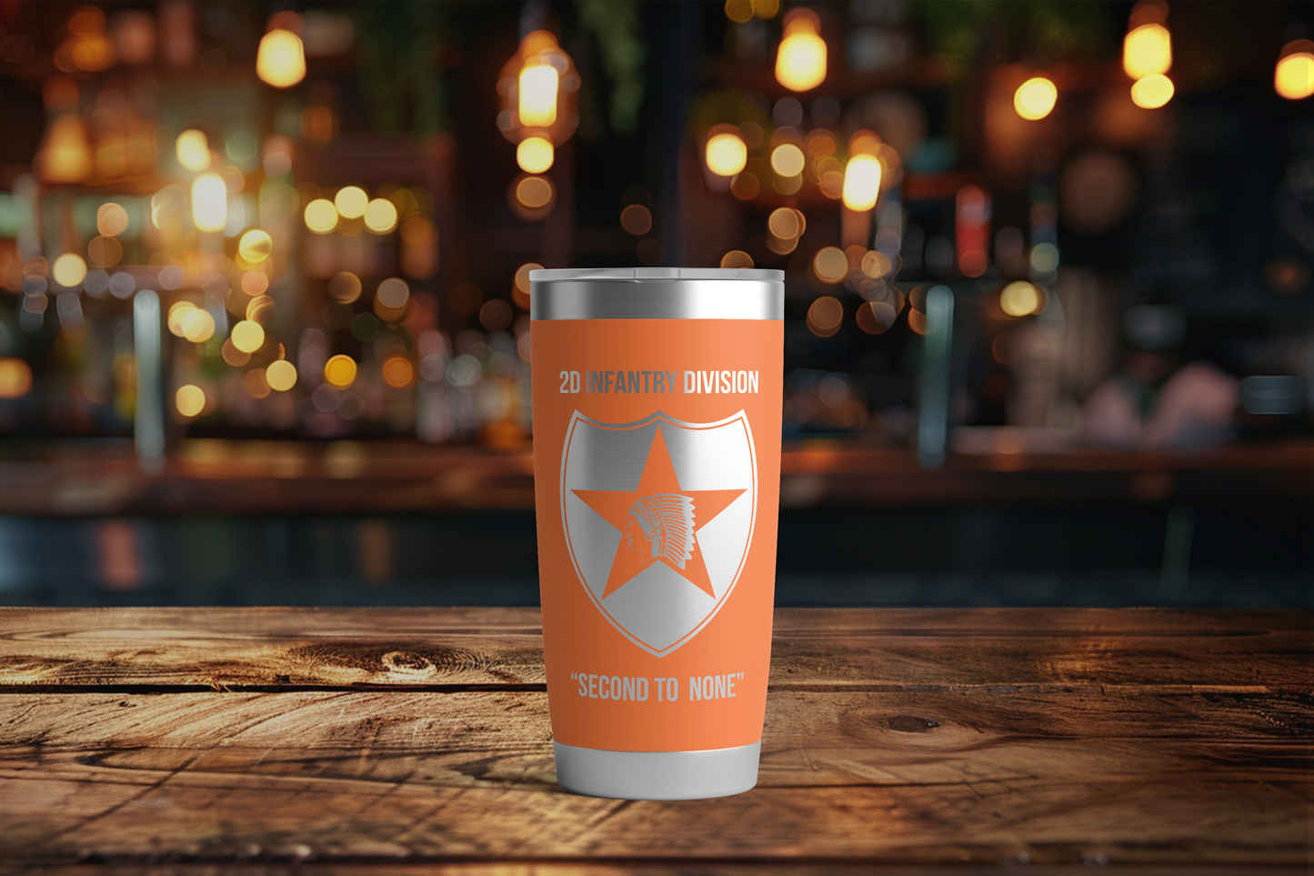 20oz, US Army, 2nd Infantry Division Tumbler