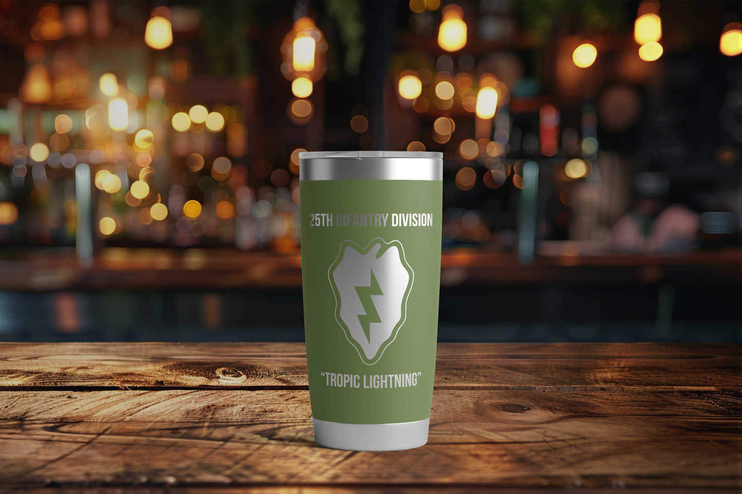 20oz, US Army, 25th Infantry Division Tumbler